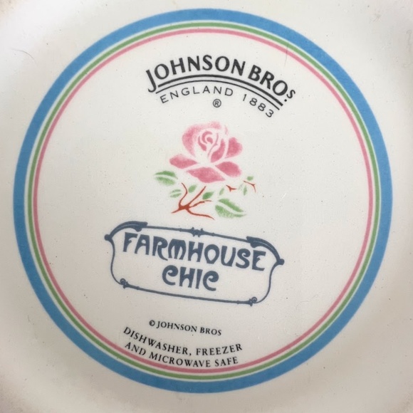 Johnson Bros. Farmhouse Chic Mixing/Serving Bowl Vintage - Picture 4 of 6